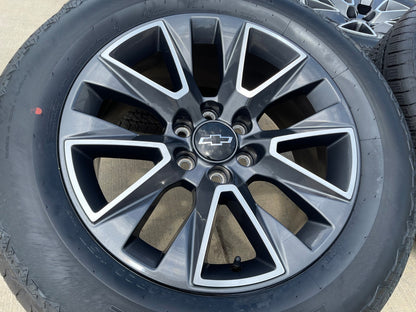 20" Chevy Tahoe Silverado OEM 5919 wheels rims GMC Yukon tires HANKOOK A/T2 NEW