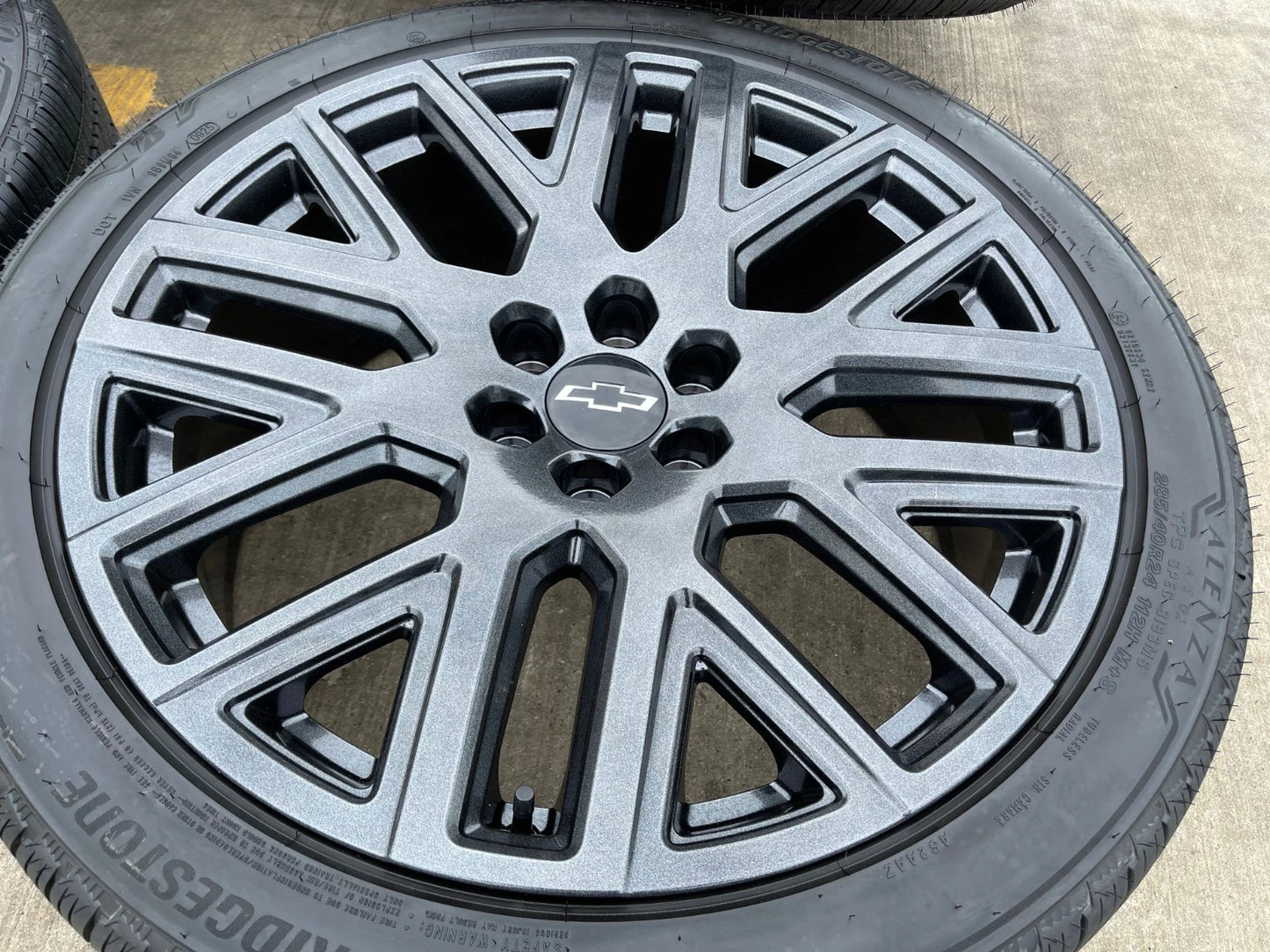 24" Cadillac Escalade Platinum OEM wheels rims tires 2023 2024 2025 2026 NEW