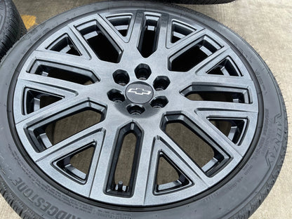 24" Cadillac Escalade Platinum OEM wheels rims tires 2023 2024 2025 2026 NEW