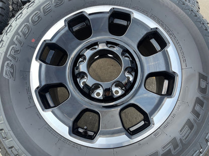 18" Ford F-250 F-350 OEM TREMOR rims wheels 10482 SET tires BRIDGESTONE A/T