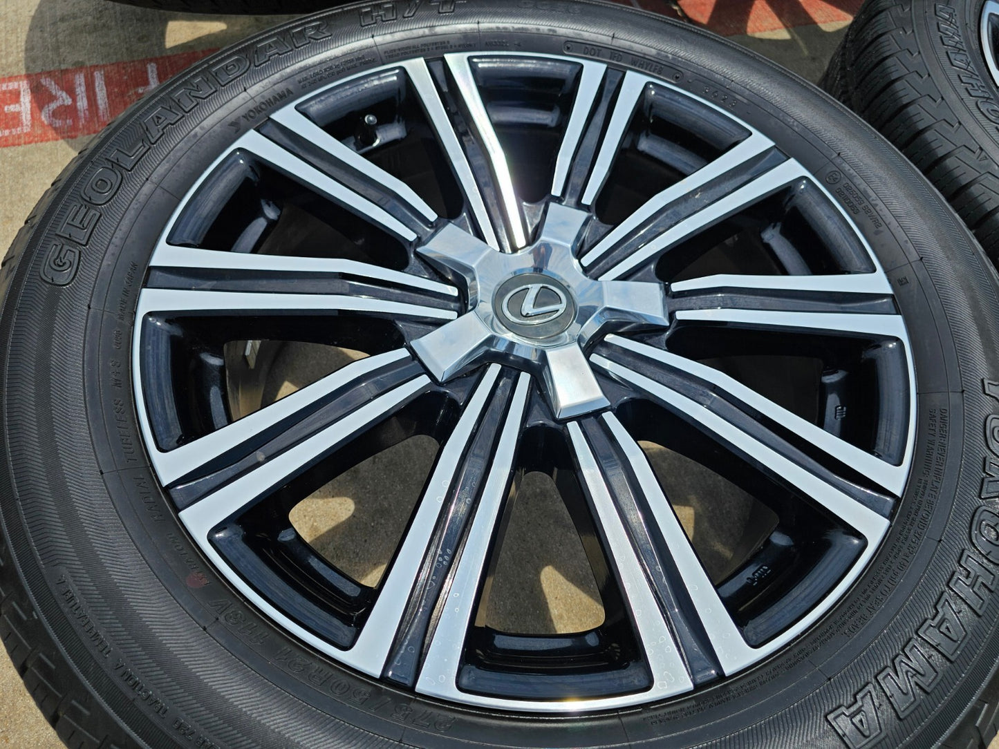 21" Lexus LX570 Toyota Land Cruiser OEM 74341 wheels rims tires 5x150 YOKOHAMA