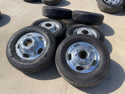 17" Ford F-350 Dually OEM 10477 10478 rims wheels SET tires COOPER