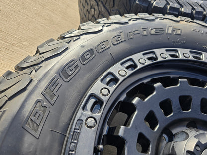 20" FUEL D633 Zephyr GMC Sierra Chevy Silverado 2500 3500 wheels rims 8x180 BFG