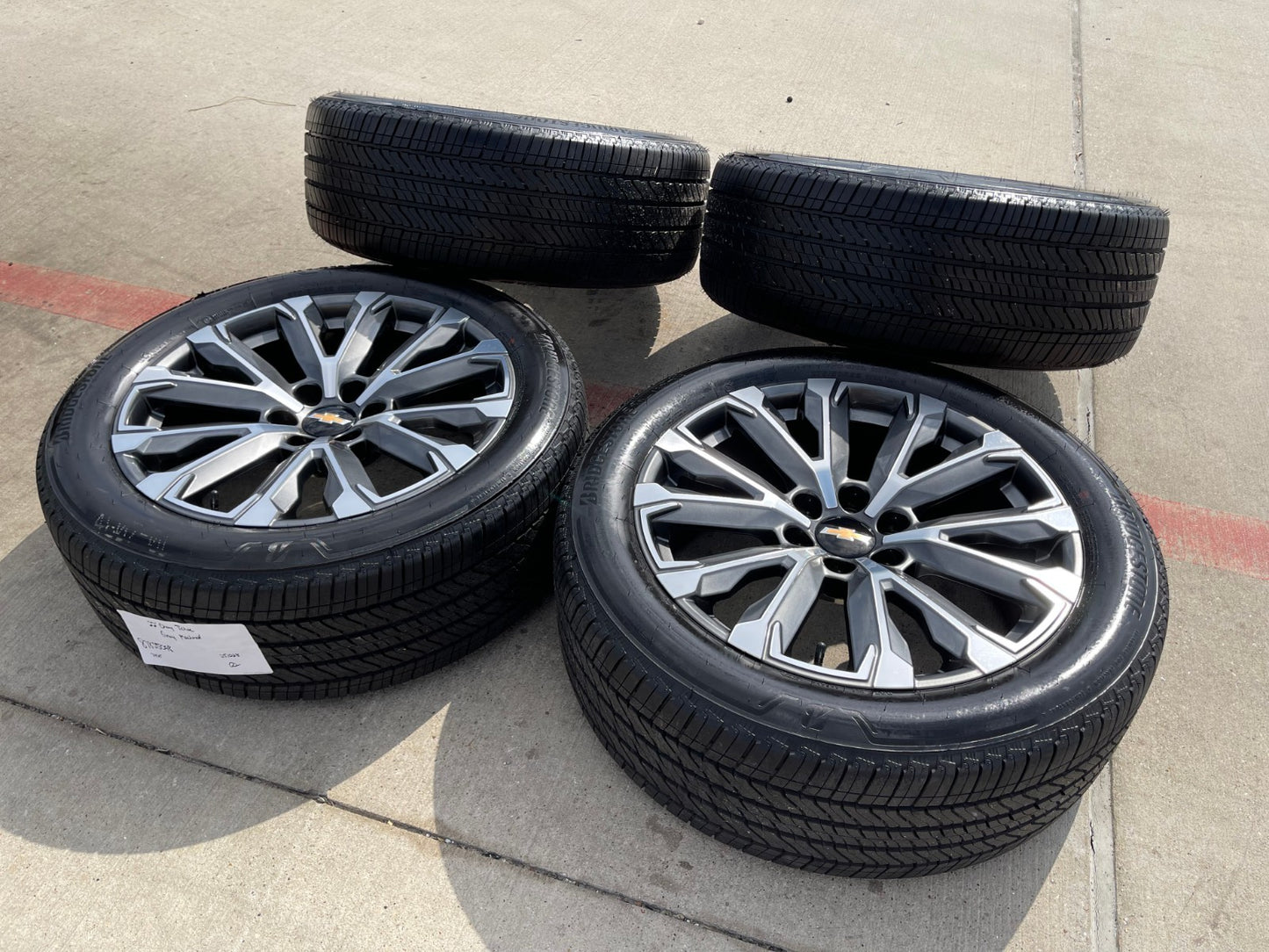 22" Chevy Tahoe Silverado Suburban OEM wheels rims 2023 2024 2025 2026 2027 NEW