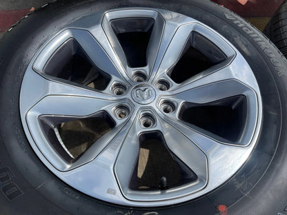 20" Dodge Ram 1500 OEM Laramie wheels rims 2681 tires HANKOOK