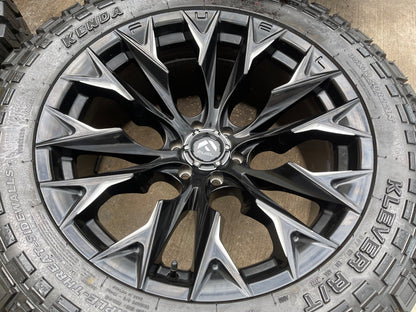 22" 22x10 FUEL Flame D804 Ford F-150 rims wheels Expedition FITS 2004-2027 35"