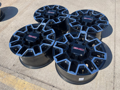 18" GMC Sierra AT4X Chevy Trail Boss 2500 OEM 14136 wheels rims 2025 2026 NEW