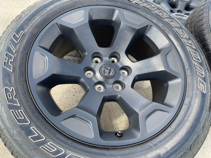 20" Dodge Ram 1500 OEM Laramie Black 2462 2680 wheels rims 2024 2025 2026 SET