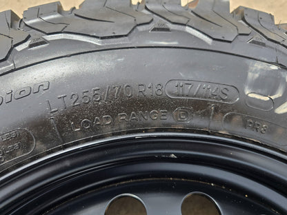 NEW 18" INEOS Grenadier OEM (1) steel wheel rim tire BFG KO2 A/T FITS 2022-2027