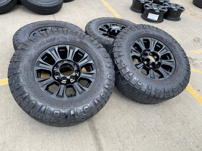 18" Ford F-250 F-350 OEM TREMOR black rims wheels 10097 tires NITTO 34"