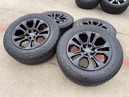 20" Chevy Tahoe Silverado OEM 14090 95417 wheels rims tires BRIDGESTONE A/T NEW