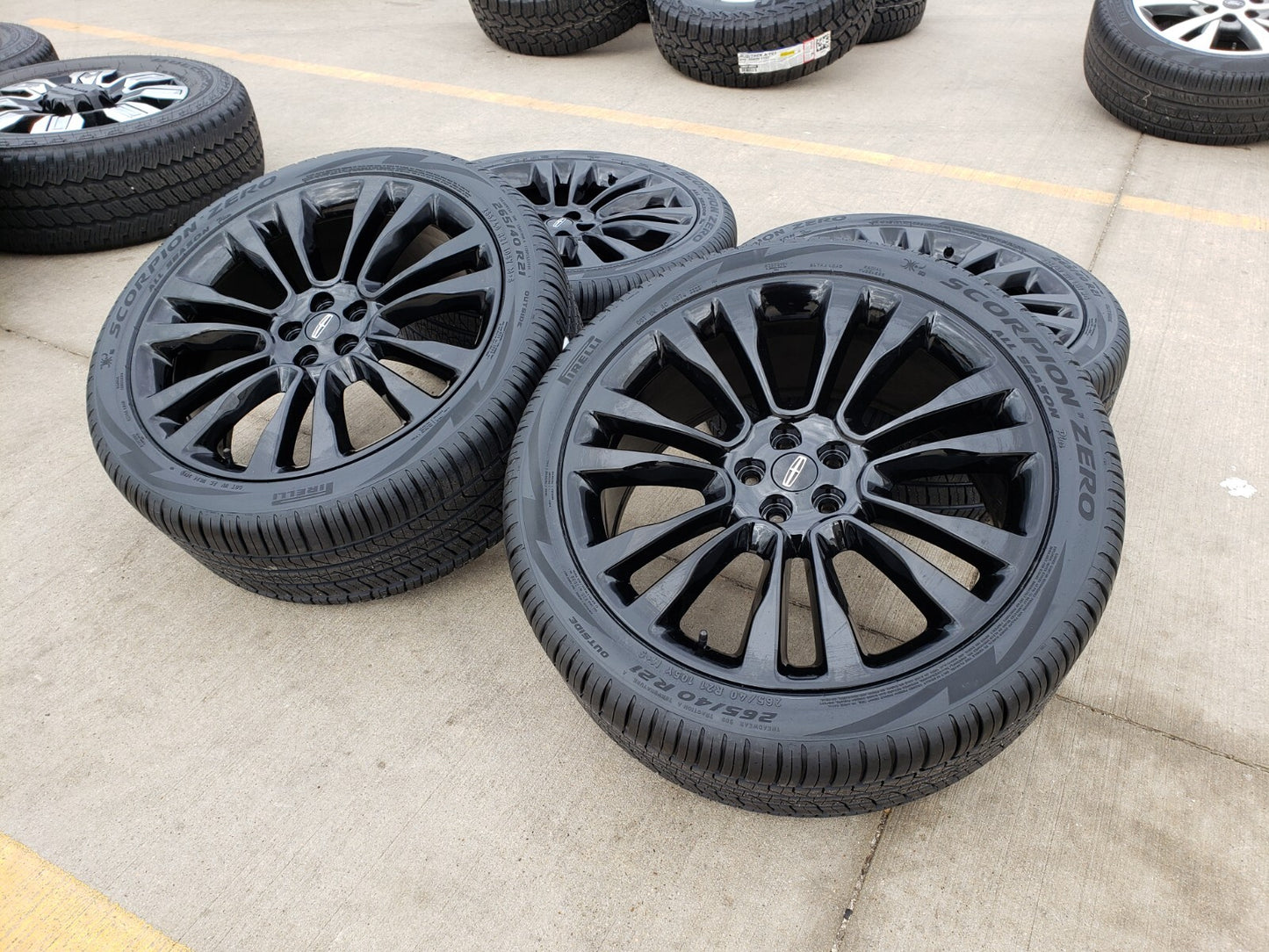 21" Lincoln Continental MKX MKC 10077 rims wheels Edge tires NEW