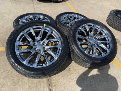 22" GMC Yukon Sierra Escalade OEM 95027 4875 wheels rims CHROME 2025 2026 NEW