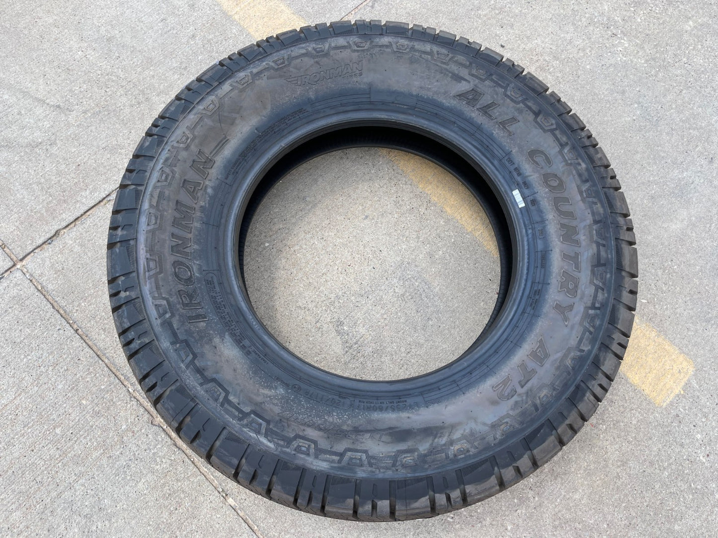 (1) 245/75/17 Ironman All Country A/T2 tire 245/75R17 M+S 120R LT 10 ply LRE NEW