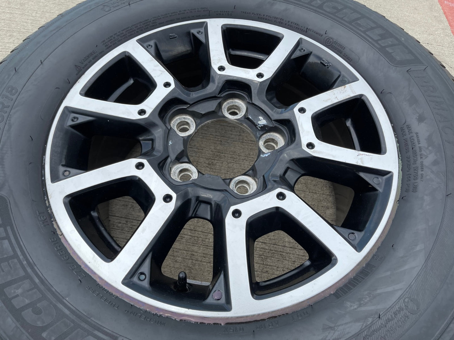 18" Toyota Tundra Sequoia TRD PRO black OEM wheel rim 5x150 tire spare 75157