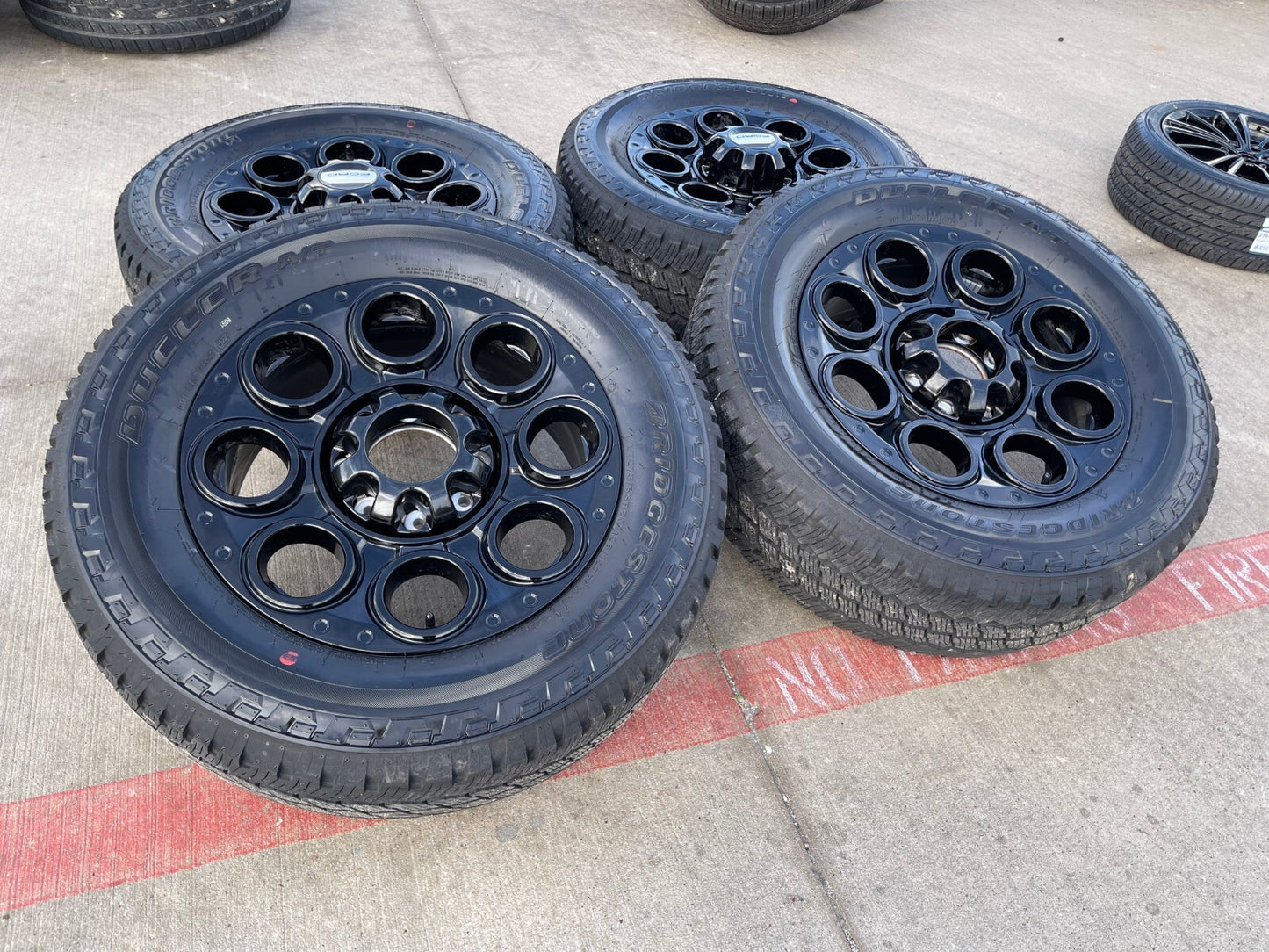 20" Ford F-250 F-350 OEM black Lariat 10299 10484 wheels rims 2024 2025 2026 NEW