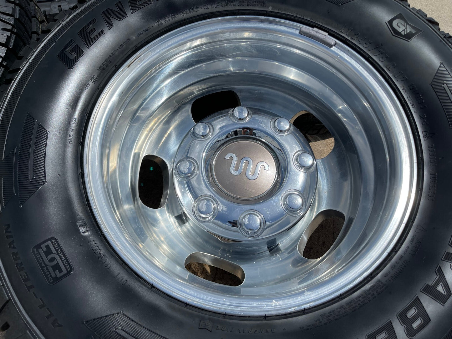 17" Ford F-350 Dually OEM 10477 10478 rims wheels 2024 2025 2026 GENERAL A/T NEW