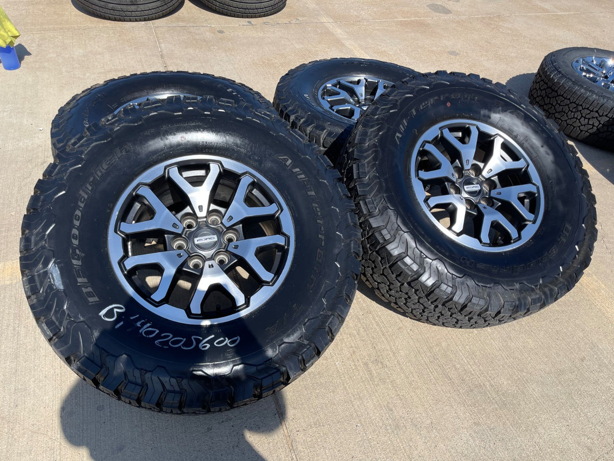 17" Ford F-150 Raptor Bronco OEM 95353 rims wheels SET BFG KO2 35" NEW