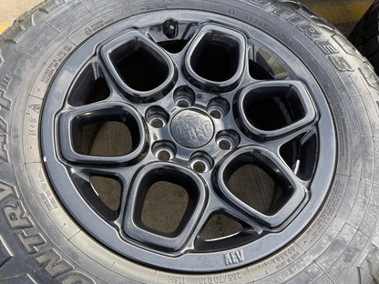 (5) 18" AEV SALTA GMC Sierra AT4X Chevy Silverado OEM rims wheels TOYO A/T3