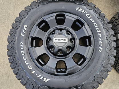 18" Ford F-250 F-350 OEM TREMOR rims wheels 10482 BFG 33" tires 2024 2025 NEW