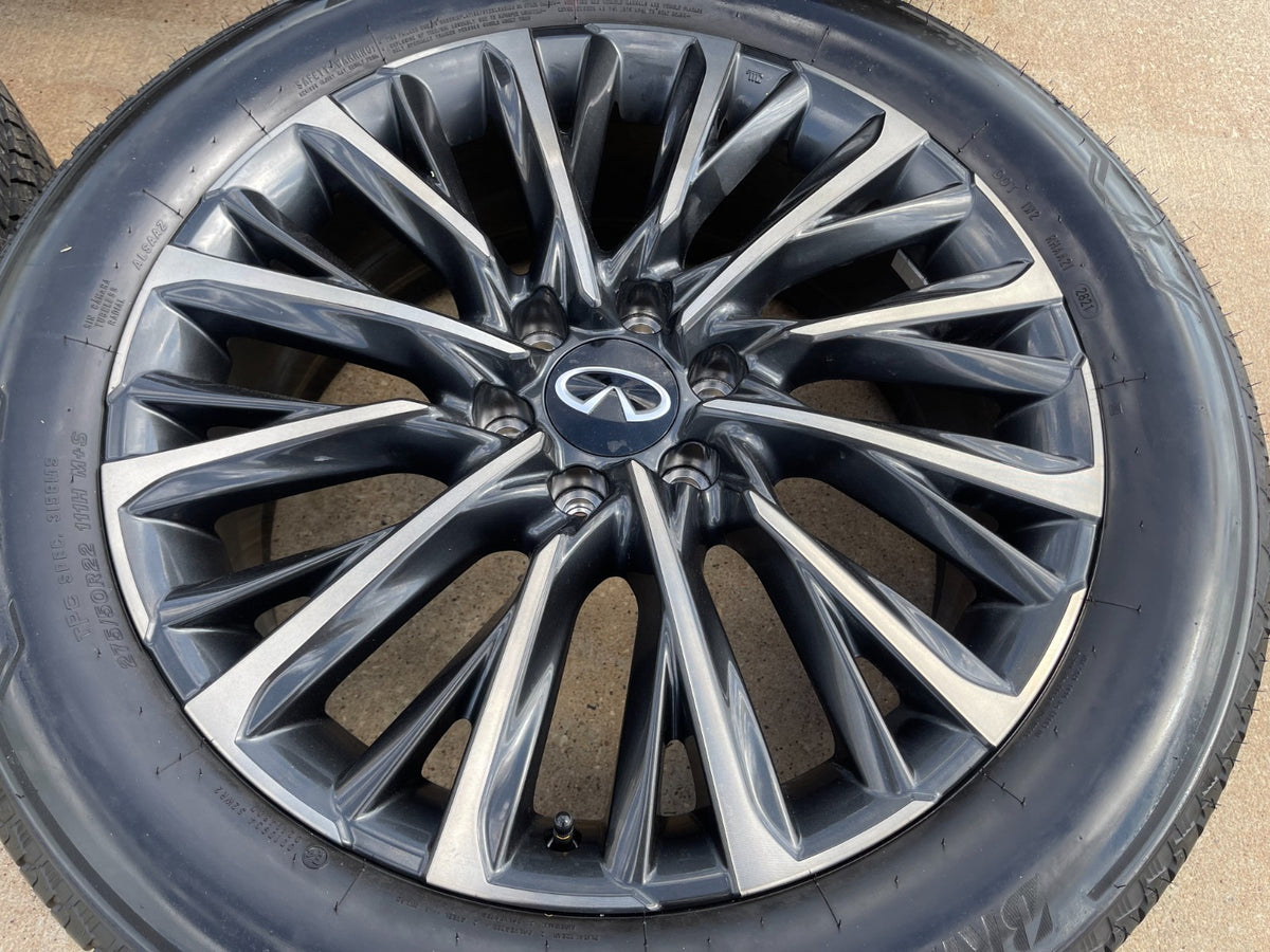 22" Infiniti QX80 QX56 Nissan Titan Armada OEM 94238 wheels rims 2026 2027 NEW