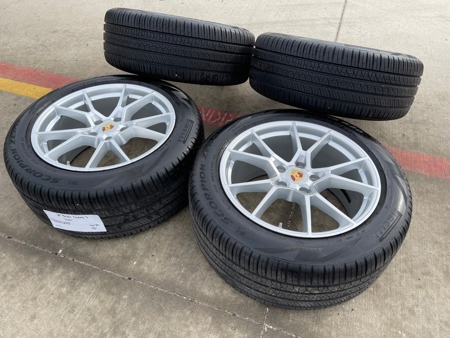 20" Porsche Cayenne Sport OEM wheels rims tires PIRELLI 2023 2024 2025 2026