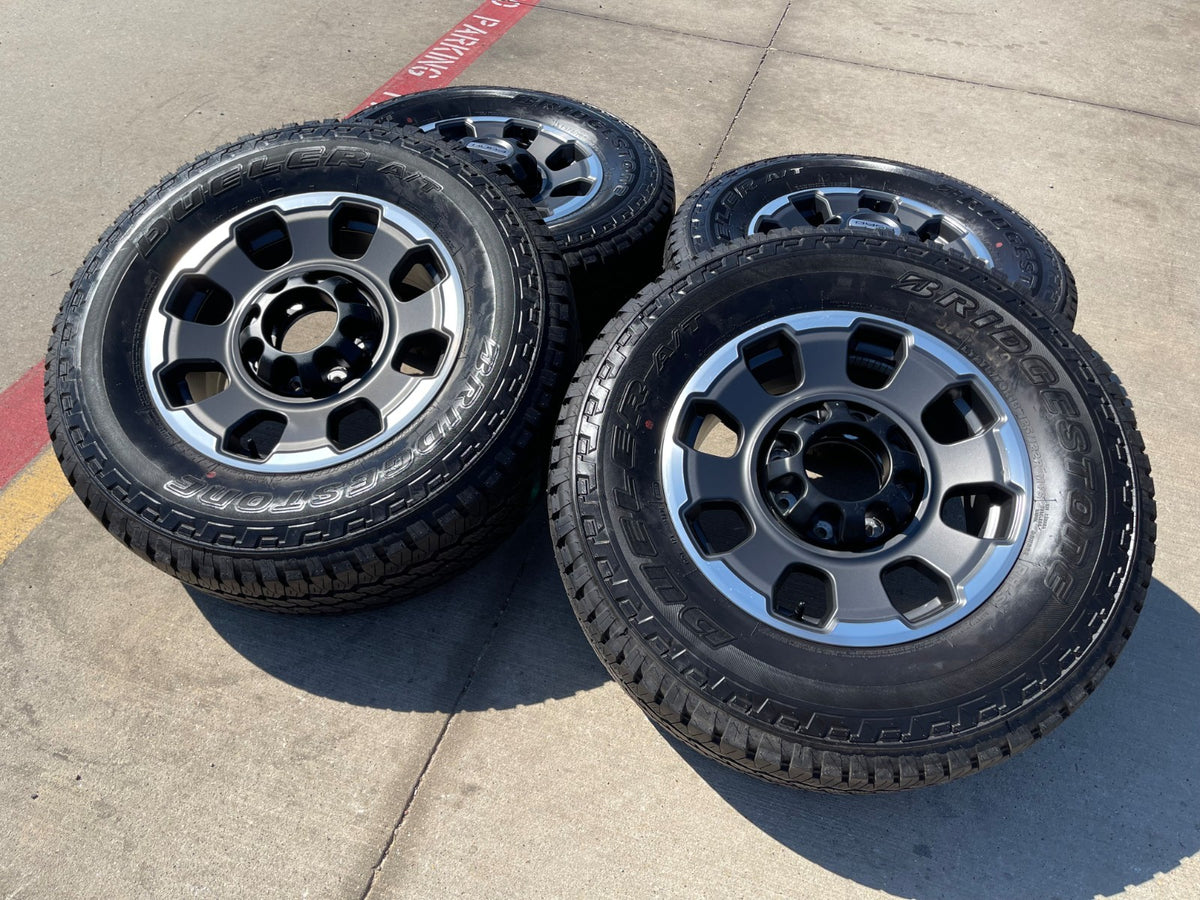 18" Ford F-250 F-350 OEM 10482 LARIAT rims wheels BRIDGSETONE SET NEW