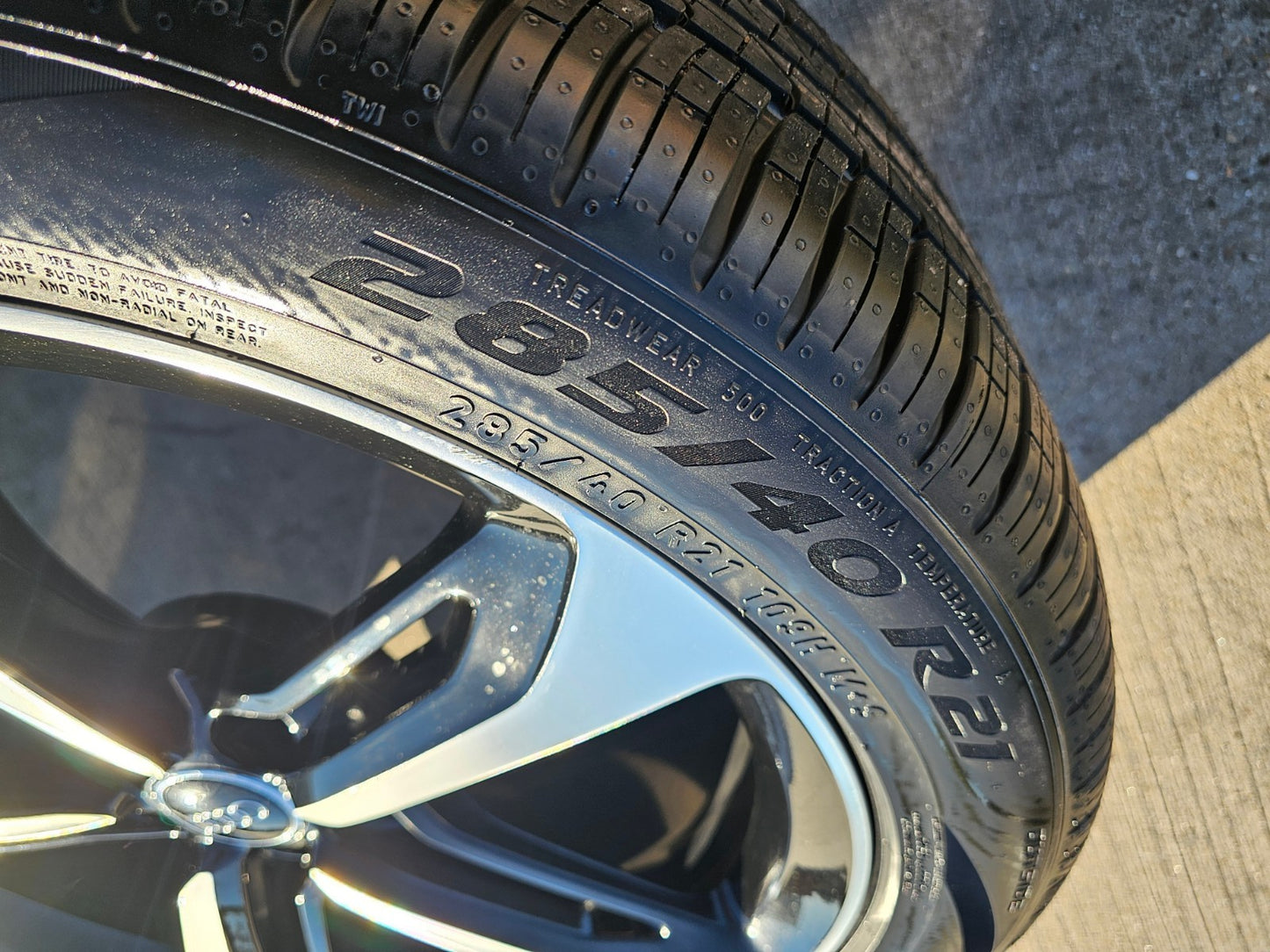 21" Audi SQ5 SQ7 SQ8 OEM wheels rims 58939 Q7 Q8 Q5 RS S PIRELLI
