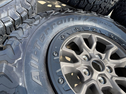 17" Jeep Wrangler 392 Gladiator Rubicon OEM BEADLOCK wheels rims SET 9304 95240