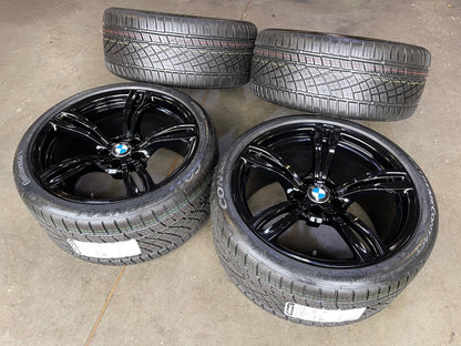 20" BMW M6 M5 OEM 71577 71578 wheels rims 5x120 Style 343 CONTINENTAL NEW