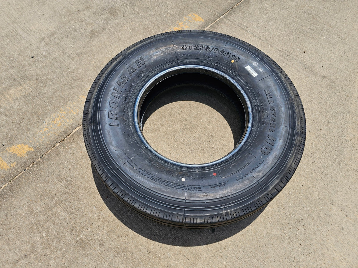 (1) 235/85/16 Ironman All Steel HD tire 235/85R16 LT 14 ply LR G 132L NEW