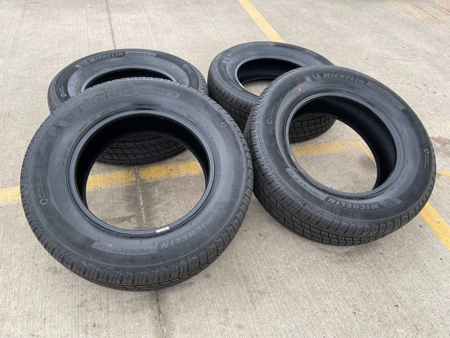 265/65/18 Michelin Primacy LTX tires F-150 Silverado 265/65r18 NEW TAKE OFFS