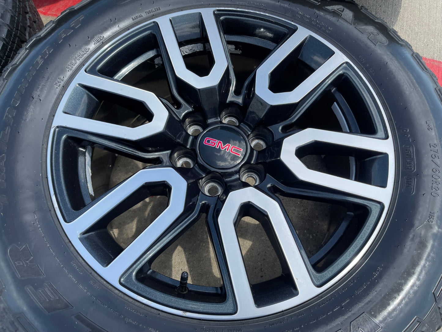 20" GMC Sierra Yukon AT4X Silverado OEM 5914 wheels rims SET GOODYEAR