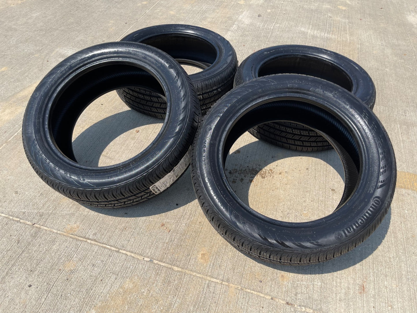 (4) 205/55/17 Continental Contipro Contact SSR 91H M+S 205/55R17 tires NEW