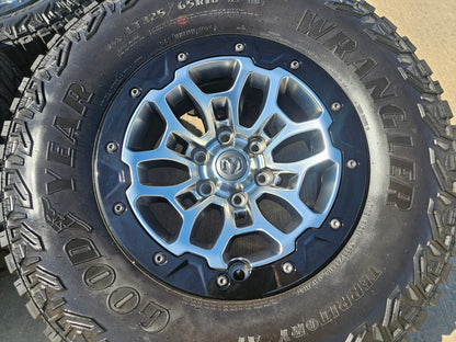 18" Dodge Ram 1500 TRX Beadlock OEM 2735 RHO wheels rims SET 2024 2025 2026