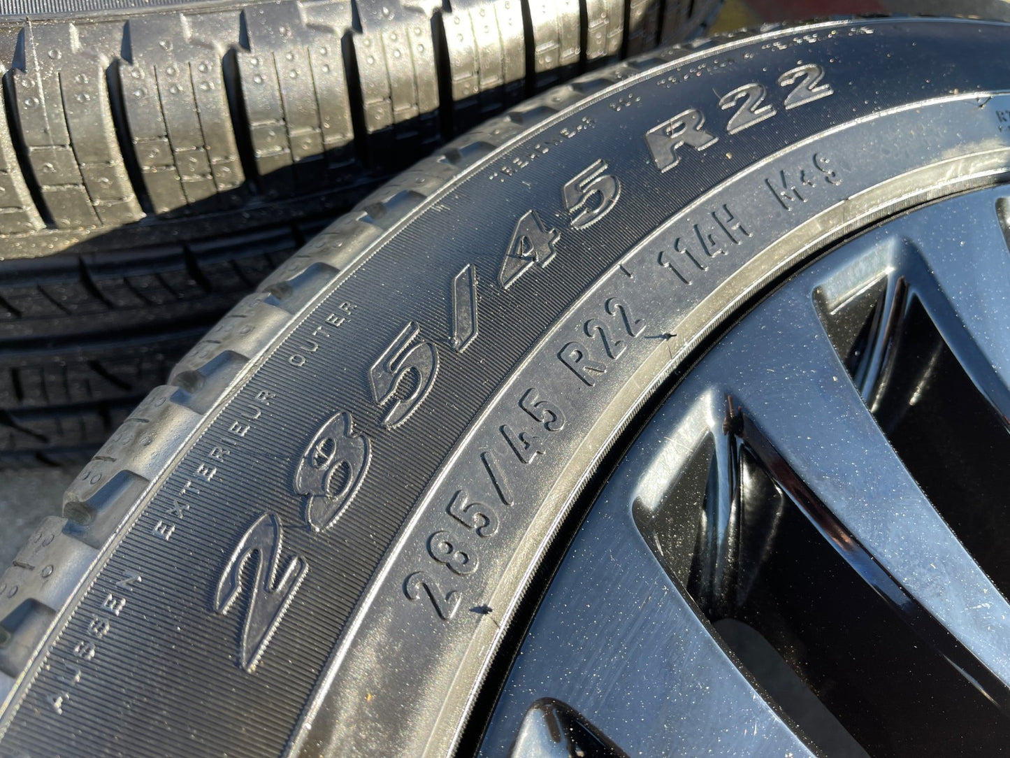 22" Lincoln Navigator OEM rims wheels 10179 Black Label tires MICHELIN NEW