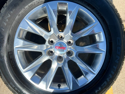 20" GMC Yukon 5920 OEM wheels rims Chevy Tahoe Silverado 2025 2026 CONTINENTAL