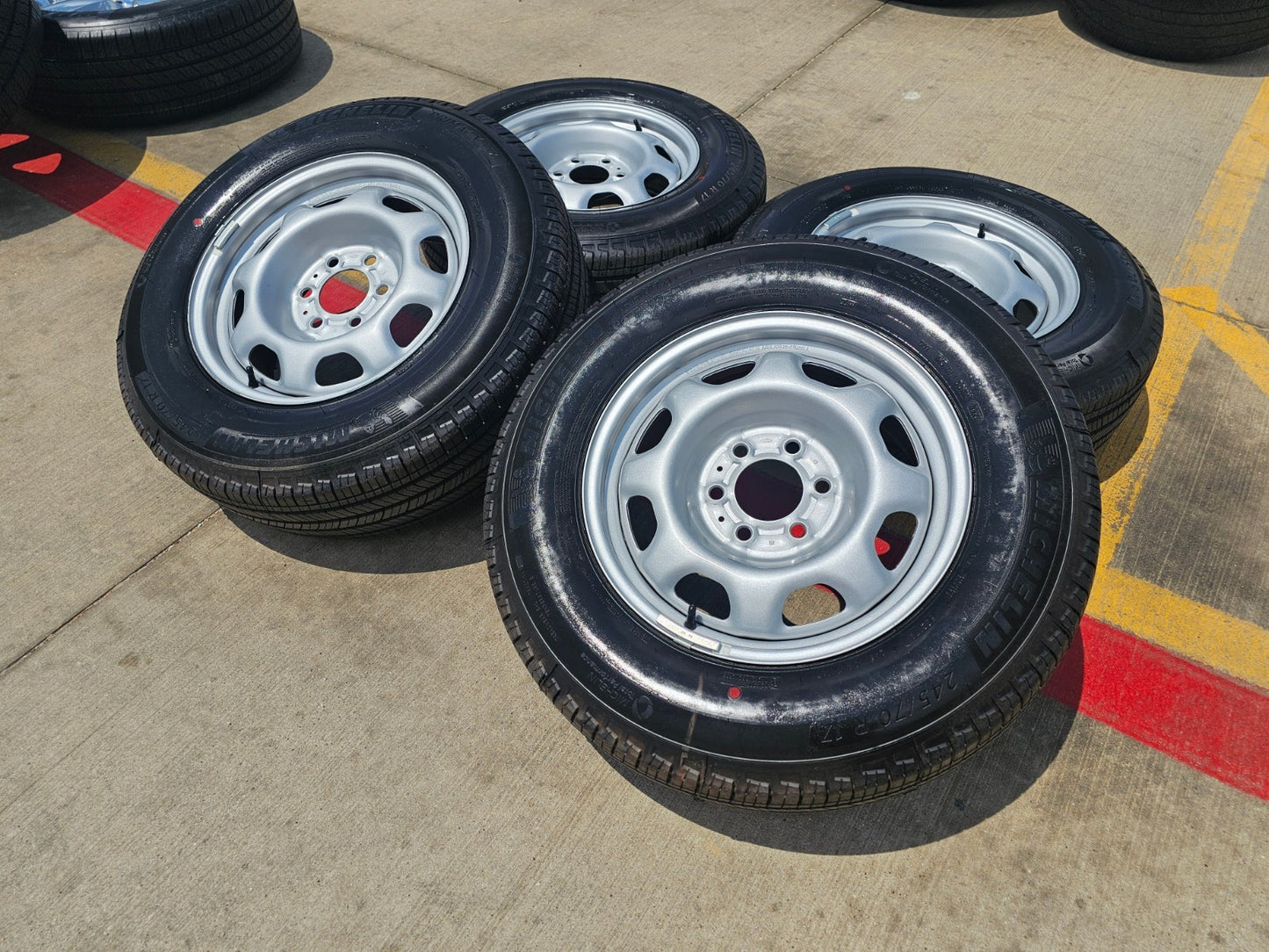 17" Ford F-150 OEM rims wheels 3857 steel 2025 2026 2027 MICHELIN HUGE SALE NEW