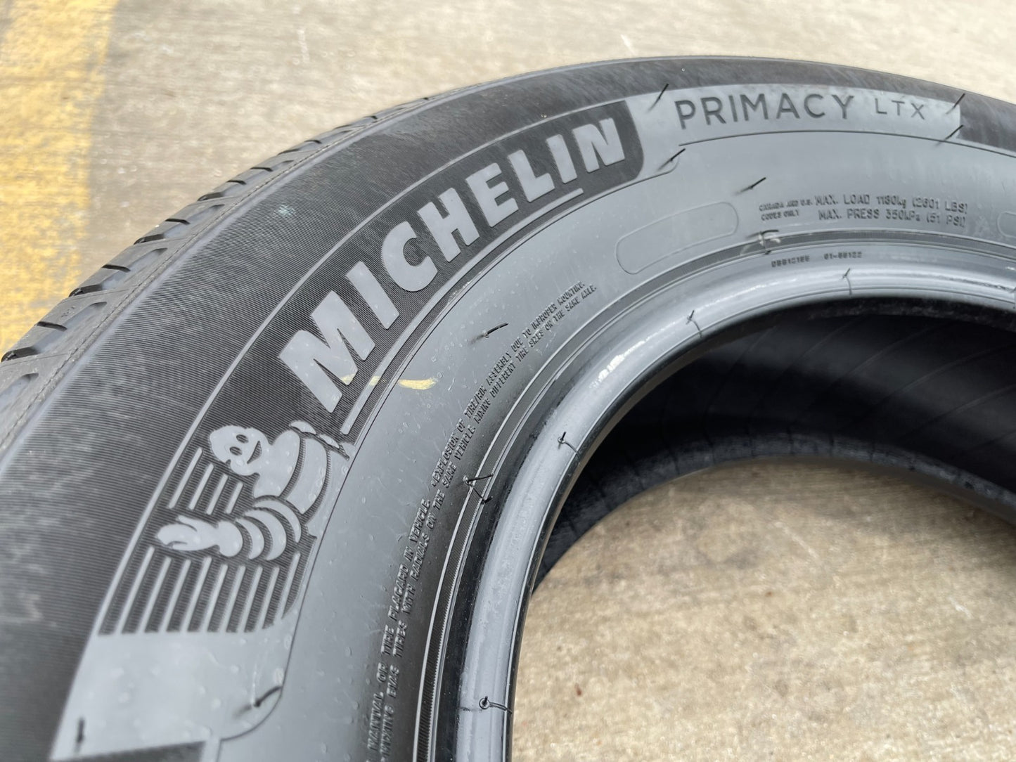 265/65/18 Michelin Primacy LTX tire F-150 Yukon Silverado 265/65r18 NEW TAKE OFF