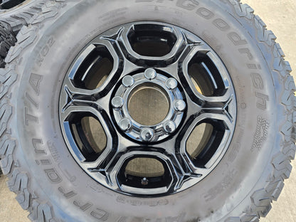 18" Ford F-250 F-350 Lariat FX-4 OEM black 10479 wheels rims 2025 2026 BFG 34"