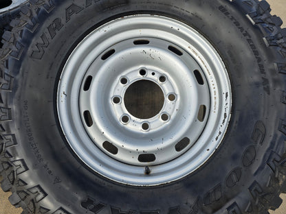 17" Dodge Ram 2500 3500 STEEL OEM 2312 2185 wheels rims GOODYEAR A/T 35"