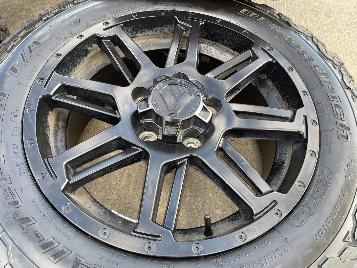 20" Toyota Tundra Sequoia T FORCE TSS TRD OEM black wheels rims 5x150 NEW BFG