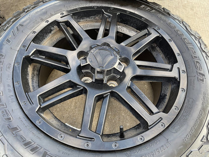 20" Toyota Tundra Sequoia T FORCE TSS TRD OEM black wheels rims 5x150 NEW BFG