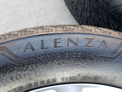 22" Infiniti QX80 QX56 Nissan Titan OEM 62799 73770 wheels rims tires SET