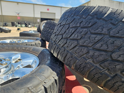 20" Ford F-250 F-350 OEM 3844 LARIAT rims wheels tires NITRO 35"