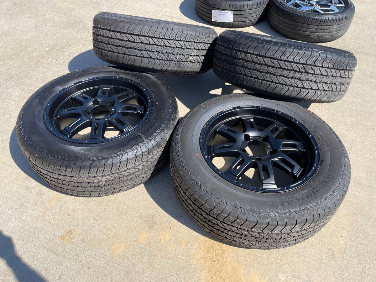 20" Toyota Tundra TSS TRD OEM wheels rims 5x150 HANKOOK A/T2 SET NEW