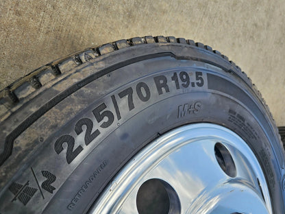 19.5" Ford F-450 Dually F-550 rims wheels RAM 4500 OEM 10x225 2023 2024 2025