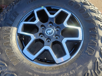 18" Ford Bronco wheels rims tires black 95213 Ranger GOODYEAR 35" DISCOUNTED