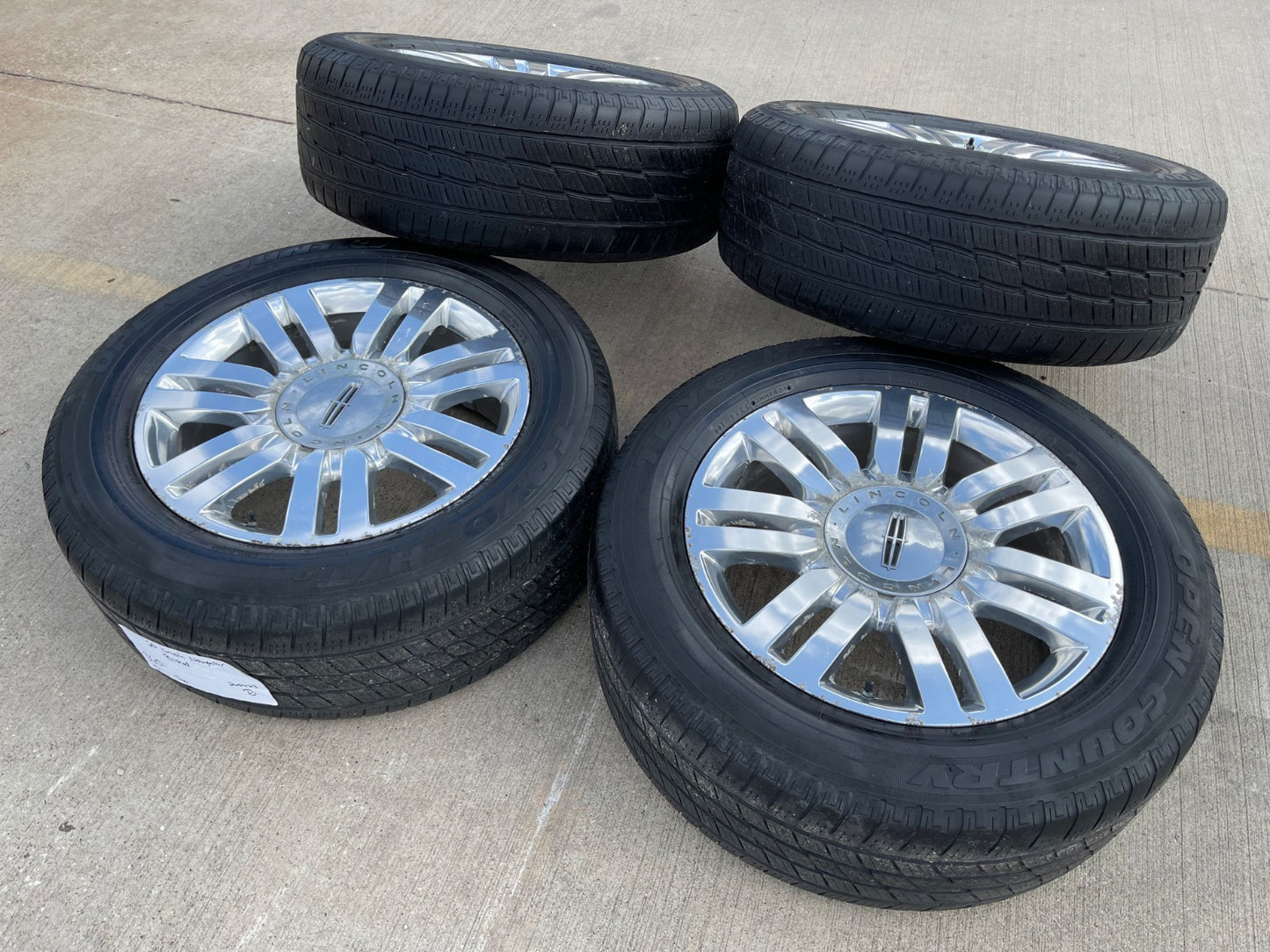 20" Lincoln Navigator OEM rims wheels 3561 tires DISCOUNTED