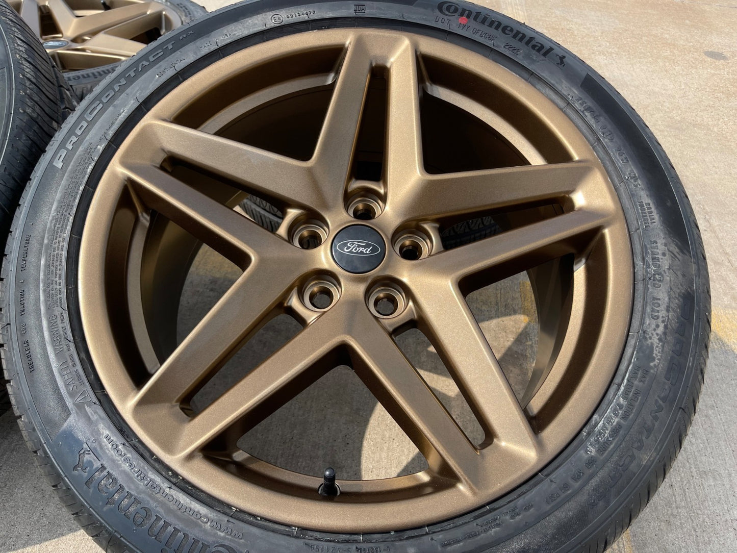 19" Ford Mustang Stealth GT OEM 10595 wheels rims 2023 2024 2025 2026 BRONZE